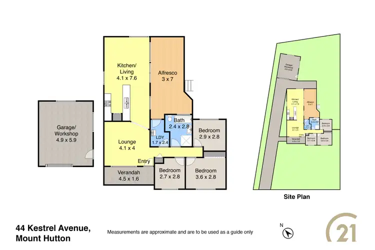 Floorplan of Homely house listing, 44 Kestrel Avenue, Mount Hutton NSW 2290