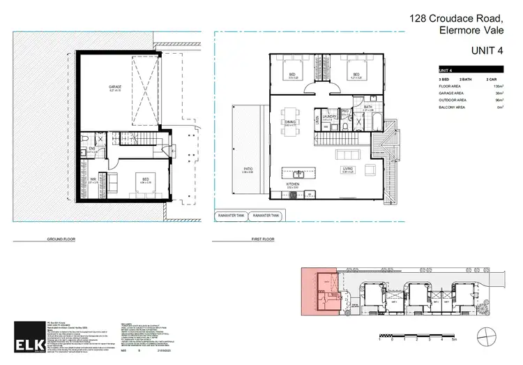 Floorplan of Homely townhouse listing, 4/128 Croudace Road, Elermore Vale NSW 2287
