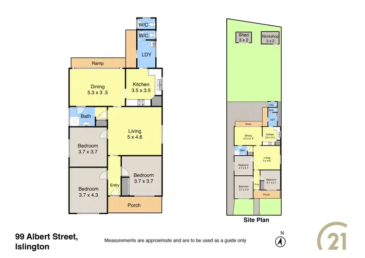 Floorplan of Homely house listing, 99 Albert Street, Islington NSW 2296