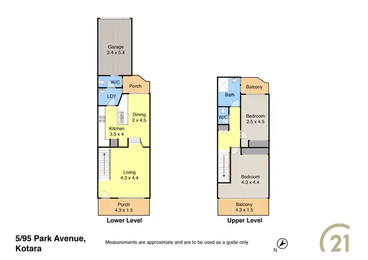 Floorplan of Homely unit listing, 5/95 Park Avenue, Kotara NSW 2289