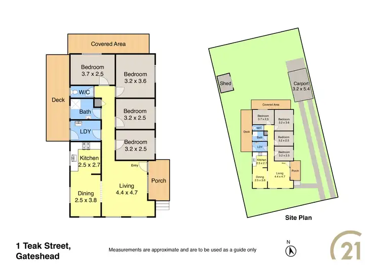 Floorplan of Homely house listing, 1 Teak Street, Gateshead NSW 2290