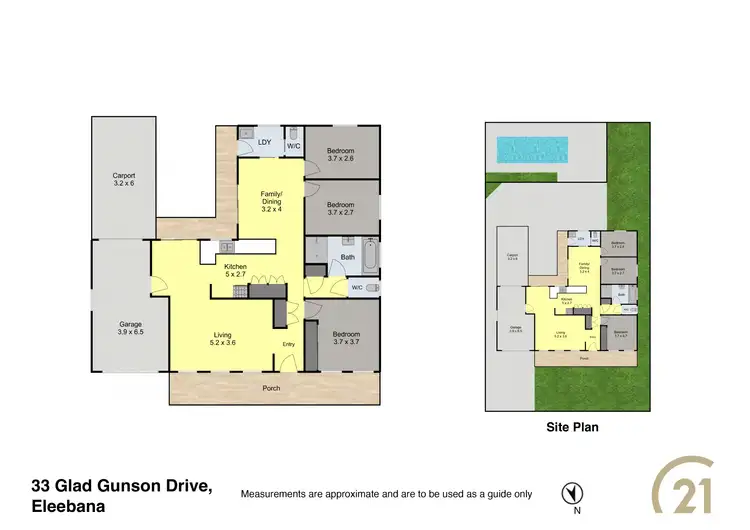 Floorplan of Homely house listing, 33 Glad Gunson Drive, Eleebana NSW 2282