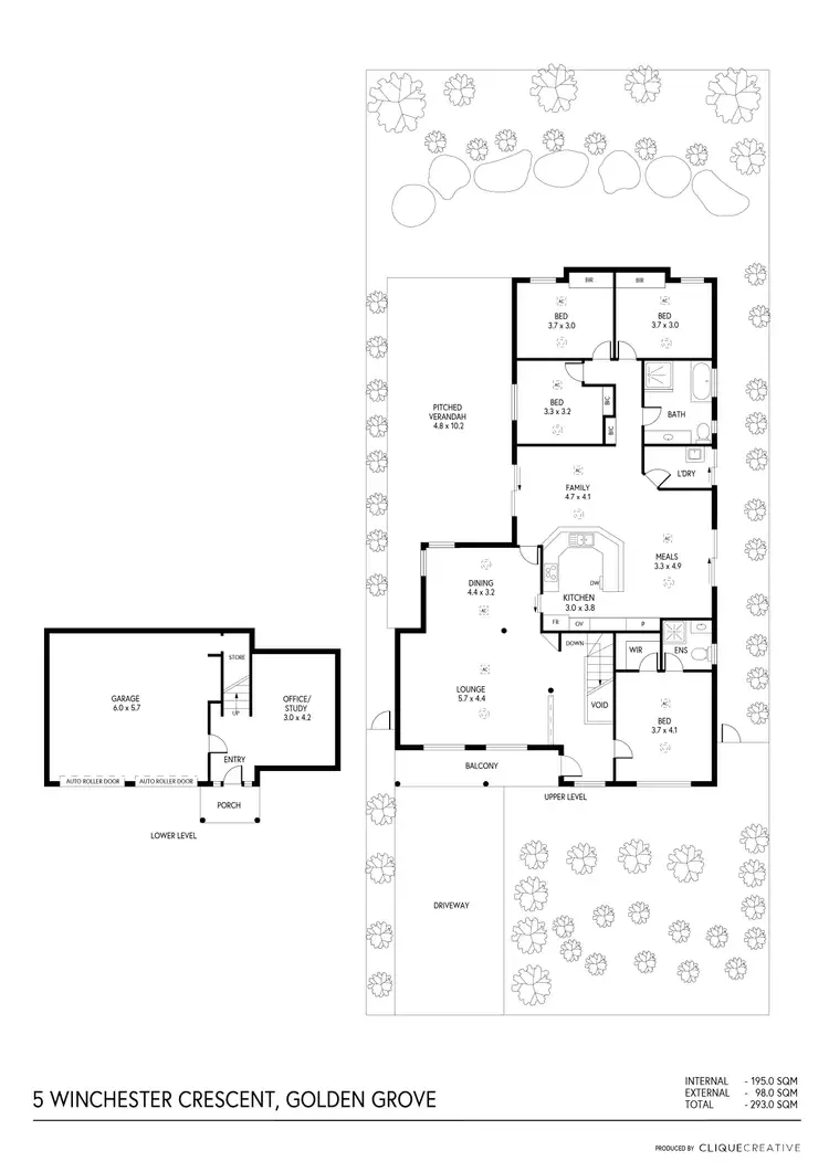 Floorplan of Homely house listing, 5 Winchester Crescent, Golden Grove SA 5125