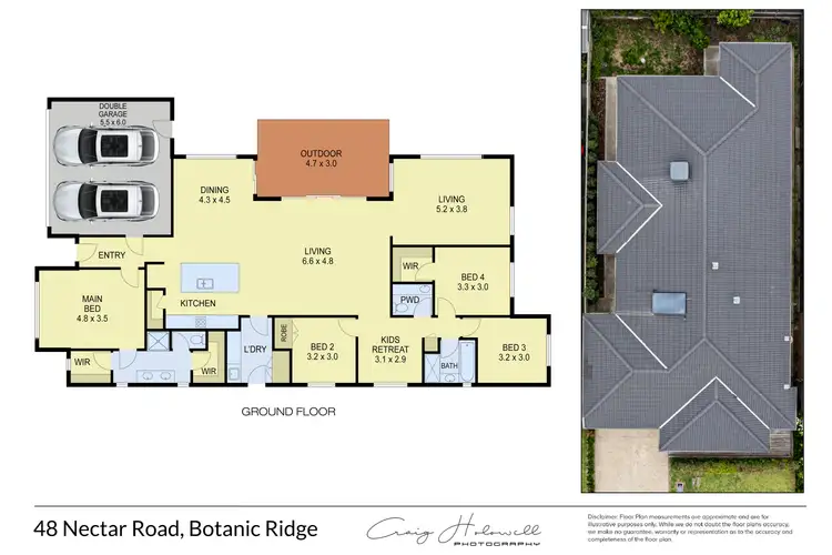 Floorplan of Homely house listing, 48 Nectar Road, Botanic Ridge VIC 3977
