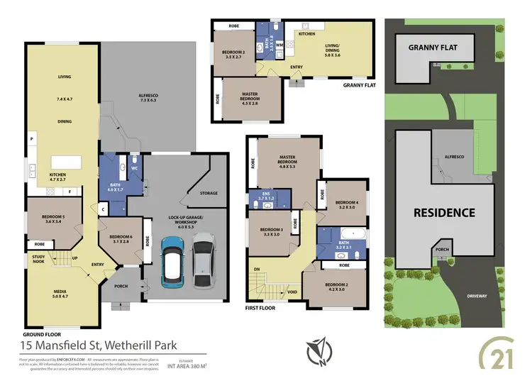 Floorplan of Homely house listing, 15 Mansfield Street, Wetherill Park NSW 2164