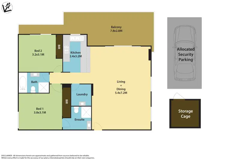 Floorplan of Homely apartment listing, 307/8 Merriville Road, Kellyville Ridge NSW 2155