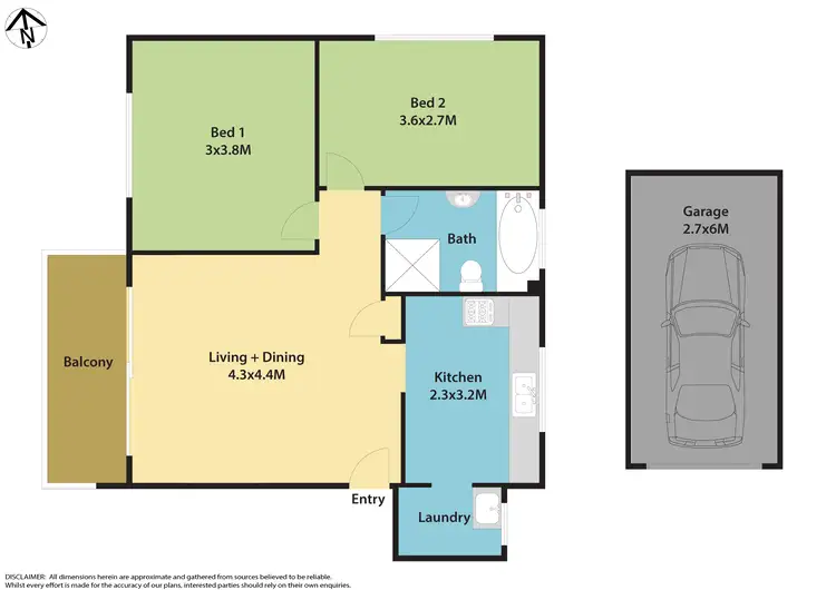Floorplan of Homely apartment listing, 13/20 Putland Street, St Marys NSW 2760