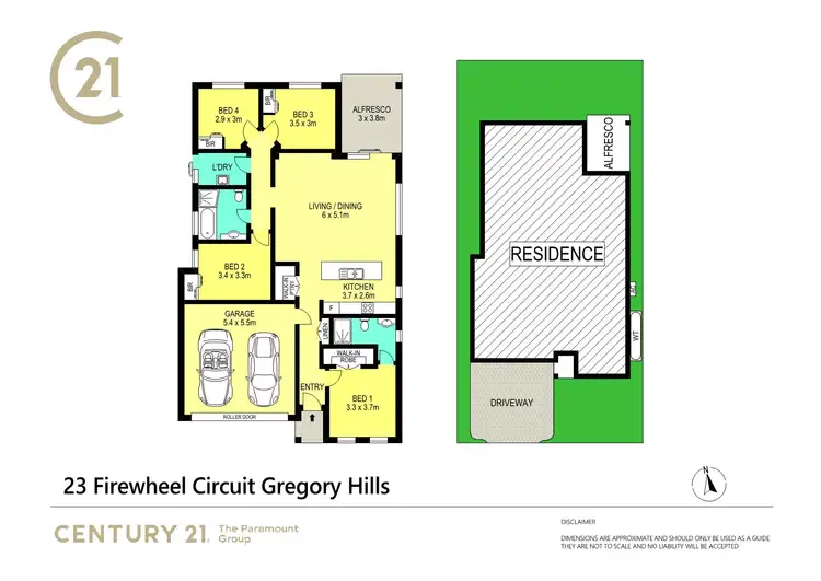 Floorplan of Homely house listing, 23 Firewheel Circuit, Gregory Hills NSW 2557