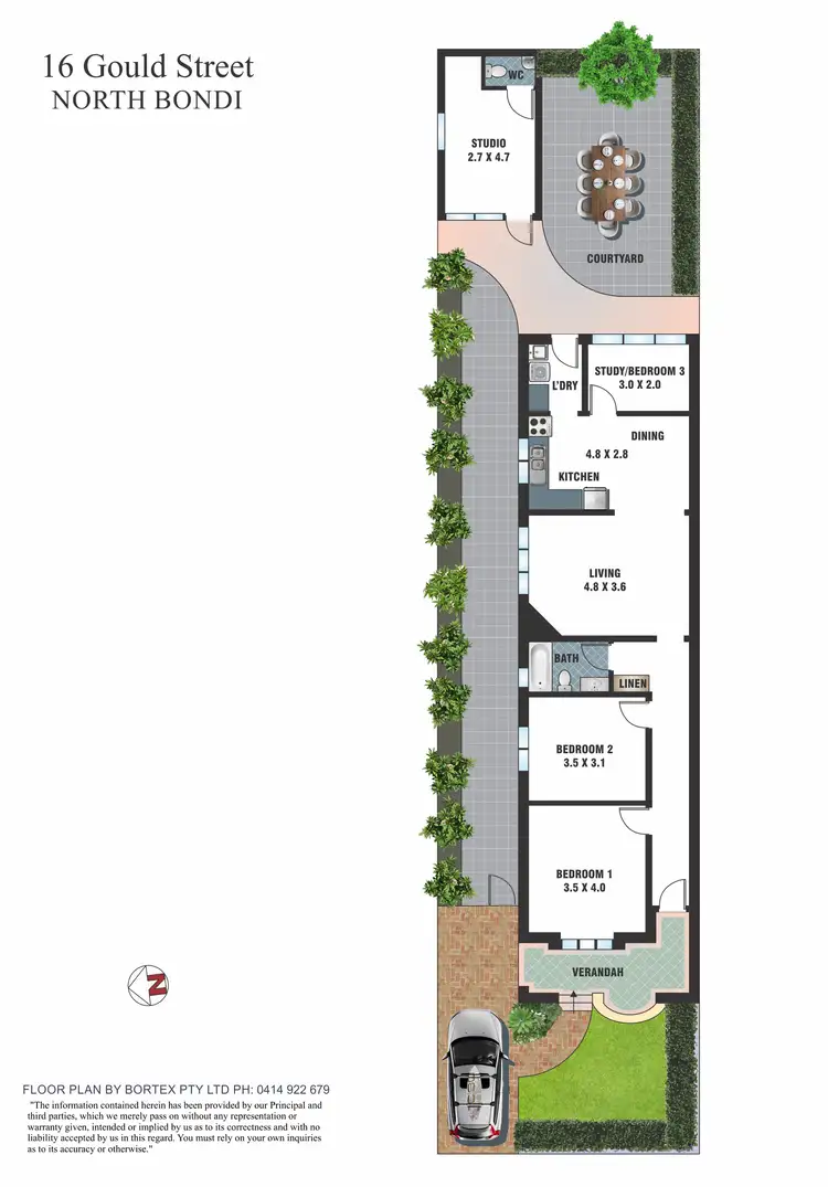 Floorplan of Homely house listing, 16 Gould Street, North Bondi NSW 2026