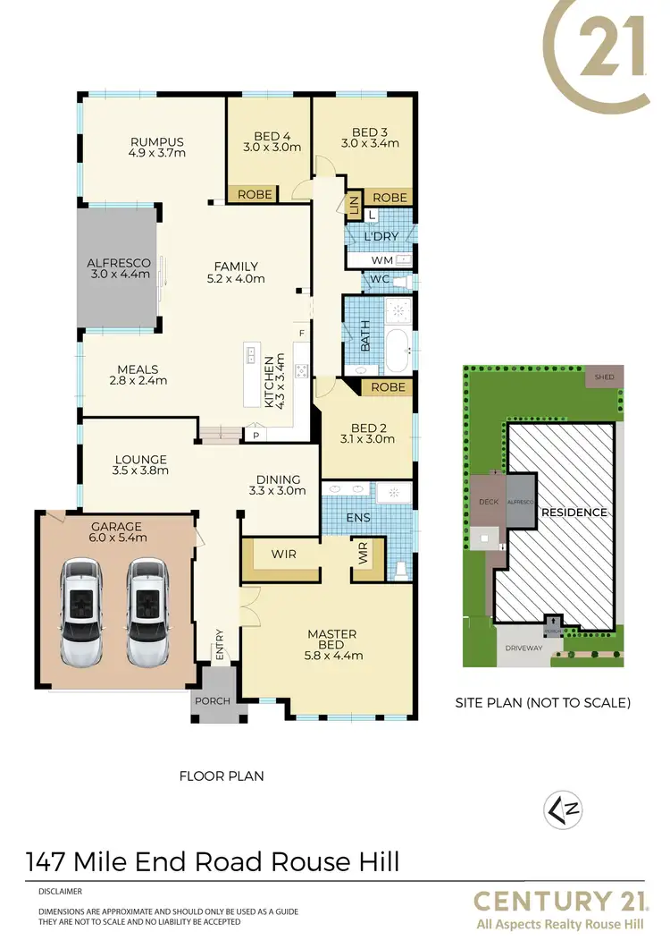 Floorplan of Homely house listing, 147 Mile End Road, Rouse Hill NSW 2155
