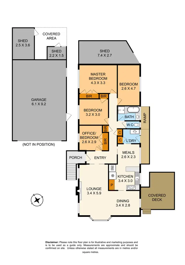 Floorplan of Homely house listing, 12 Genoa Street, Dandenong North VIC 3175
