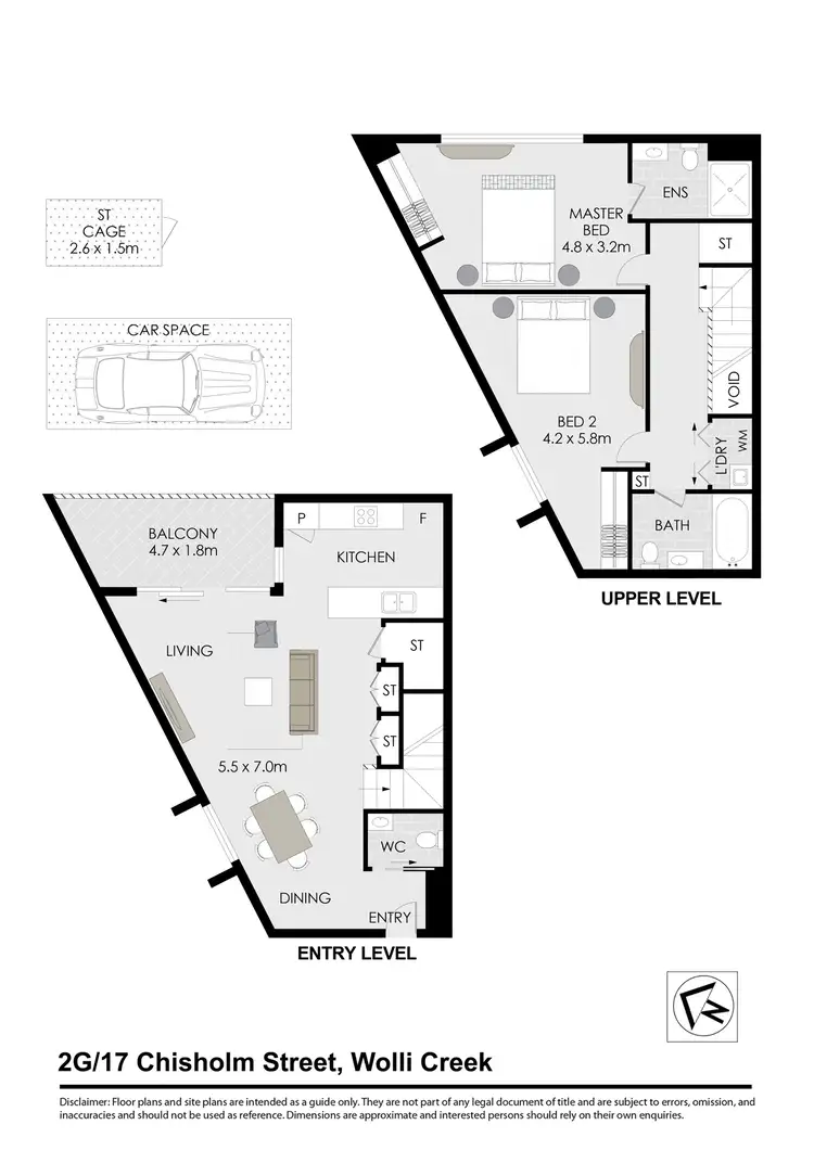 Floorplan of Homely apartment listing, 2G/17 Chisholm Street, Wolli Creek NSW 2205