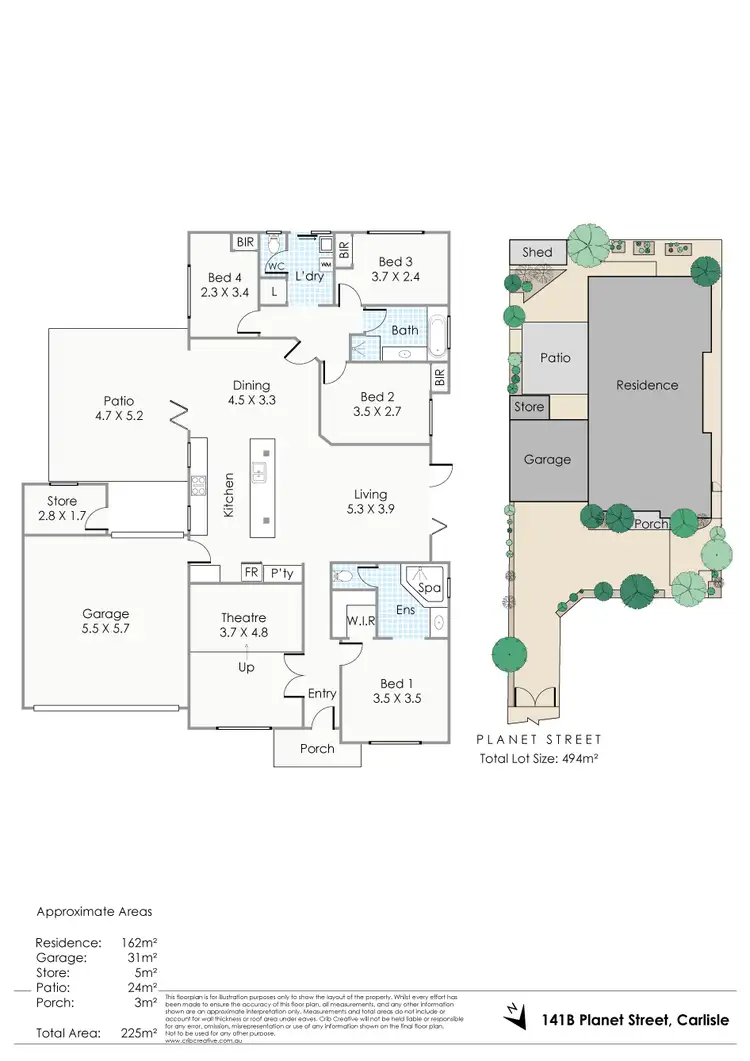 Floorplan of Homely house listing, 141B Planet Street, Carlisle WA 6101