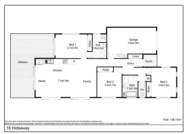 Floorplan of Homely house listing, 18 Hideaway Street, Birtinya QLD 4575