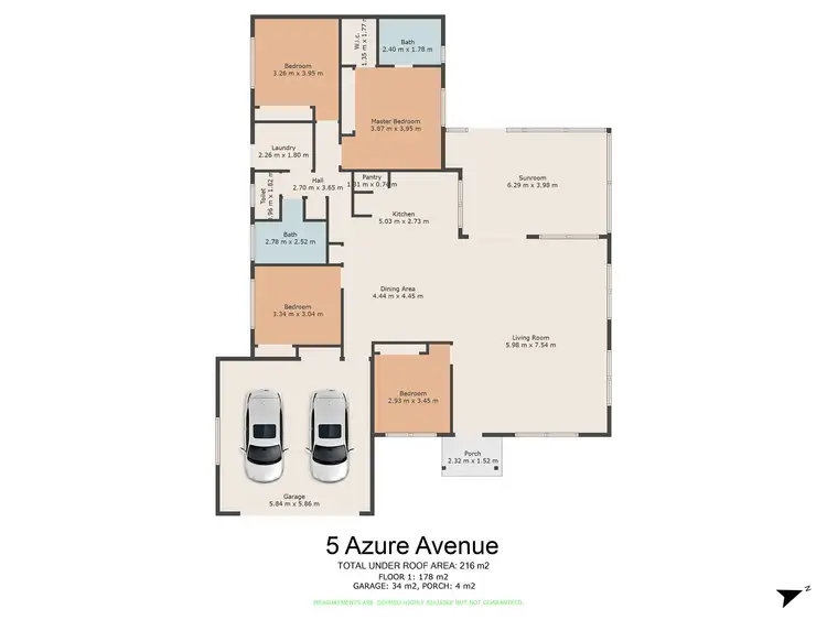Floorplan of Homely rural property listing, 5 Azure Avenue, Banks Pocket QLD 4570