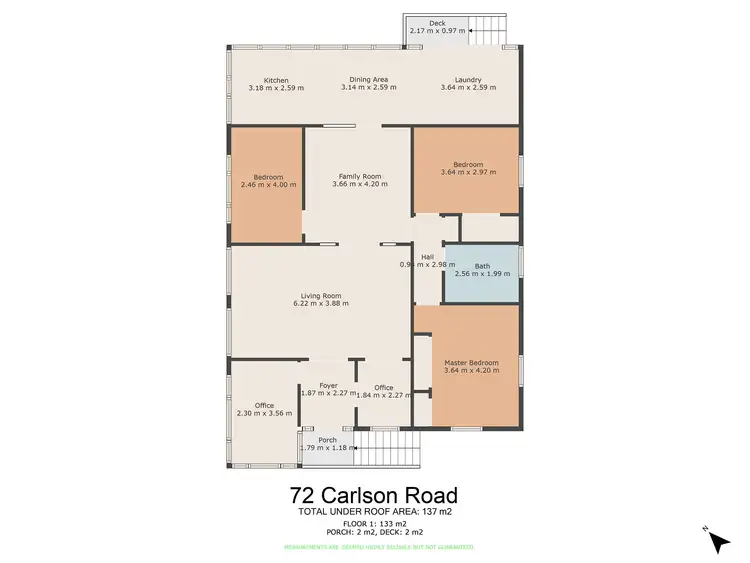 Floorplan of Homely rural property listing, 72 Carlson Road, Coles Creek QLD 4570