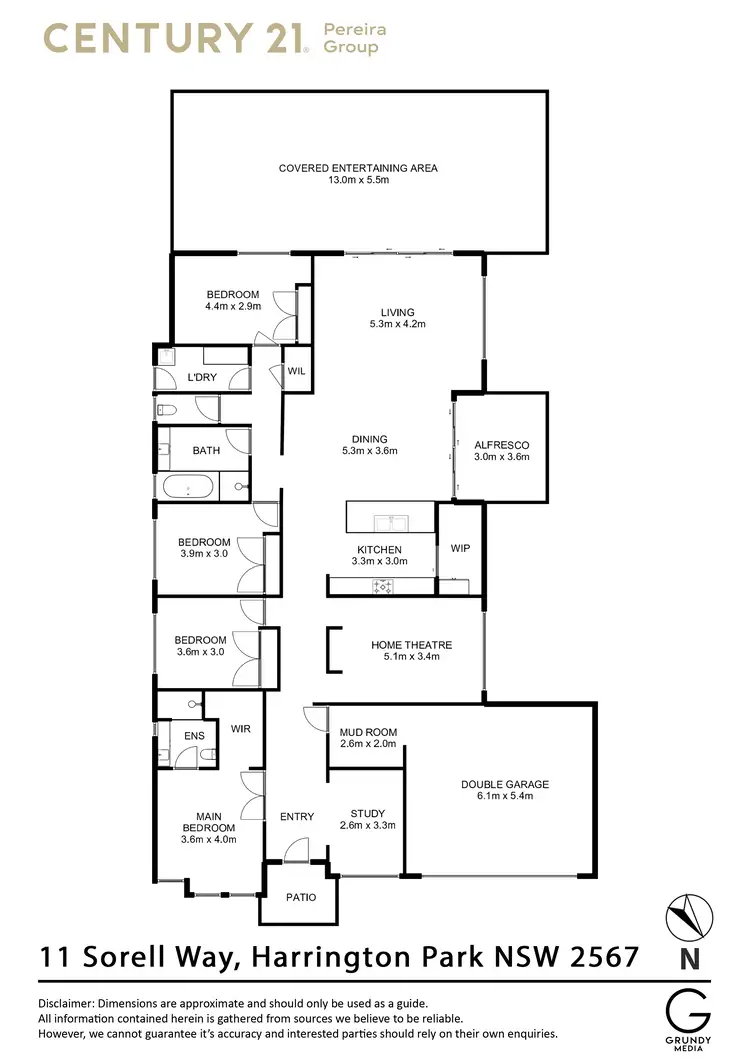 Floorplan of Homely house listing, 11 Sorell Way, Harrington Park NSW 2567