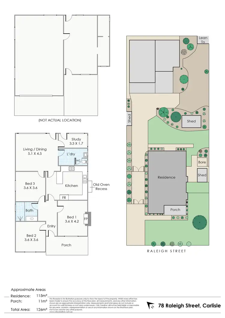 Floorplan of Homely house listing, 78 Raleigh Street, Carlisle WA 6101