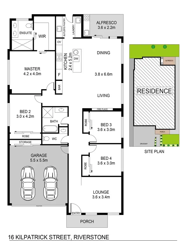 Floorplan of Homely house listing, 16 Kilpatrick Street, Riverstone NSW 2765