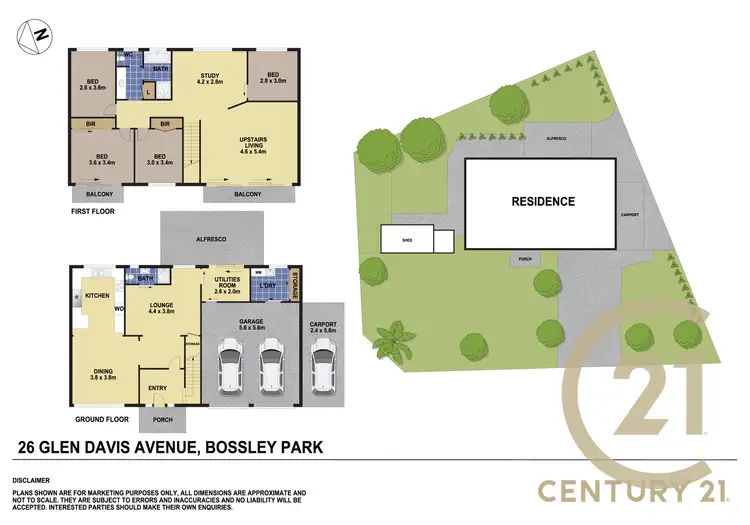 Floorplan of Homely house listing, 26 Glen Davis Avenue, Bossley Park NSW 2176