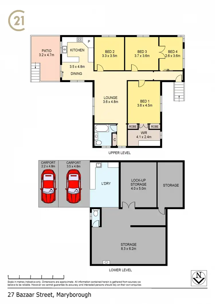 Floorplan of Homely house listing, 27 Bazaar Street, Maryborough QLD 4650