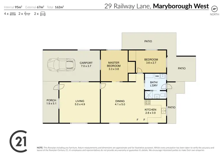 Floorplan of Homely house listing, 29 Railway Lane, Maryborough West QLD 4650