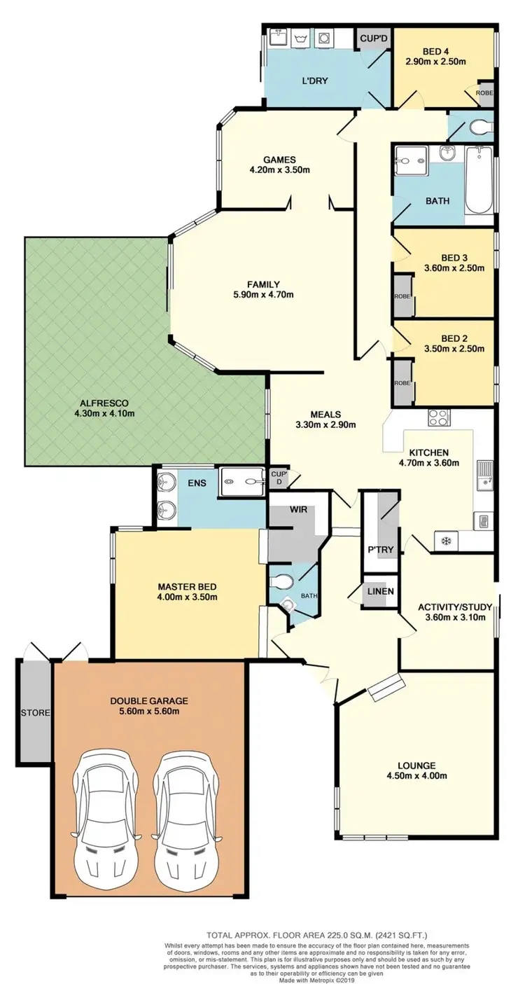 Floorplan of Homely house listing, 3 Whithorn Circle, Kinross WA 6028