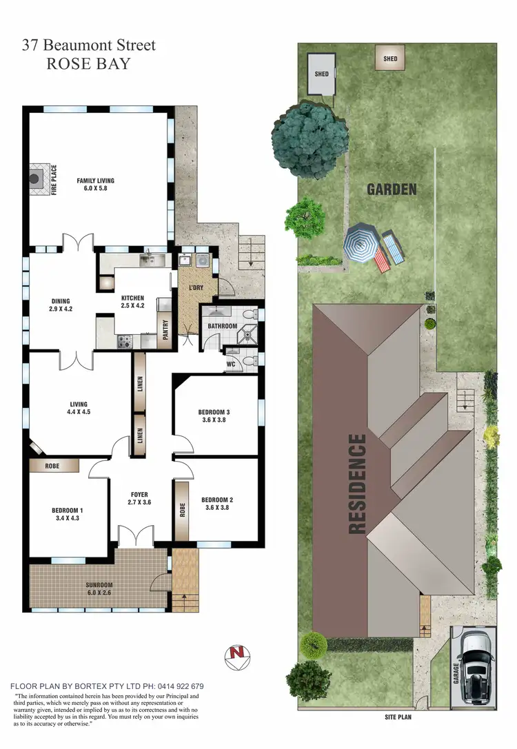 Floorplan of Homely house listing, 37 Beaumont Street, Rose Bay NSW 2029