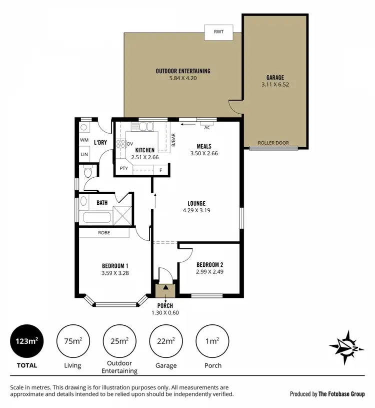 Floorplan of Homely unit listing, 28D Fourth Avenue, Ascot Park SA 5043