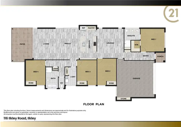 Floorplan of Homely rural property listing, 116 Ilkley Road, Eudlo QLD 4554