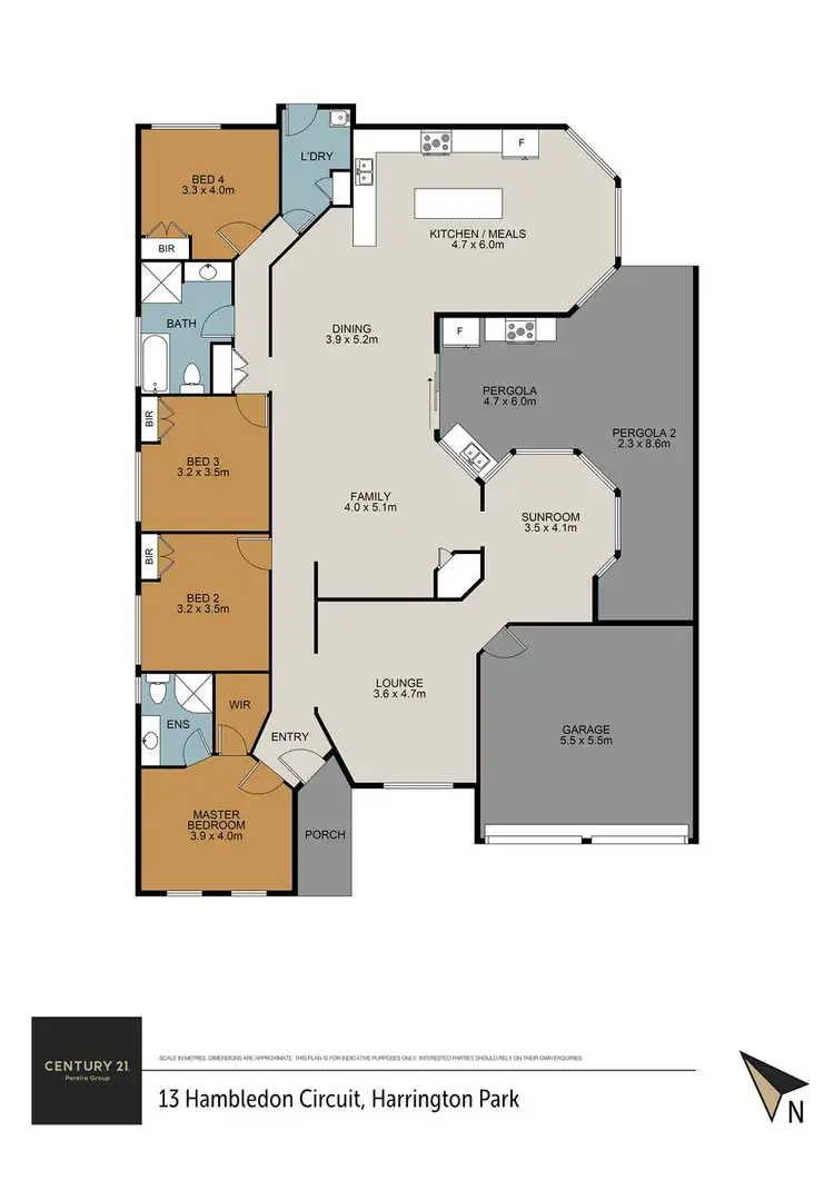 Floorplan of Homely house listing, 13 Hambledon Circuit, Harrington Park NSW 2567