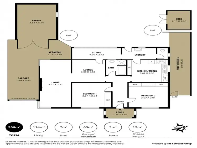 Floorplan of Homely house listing, 10 La Perouse Avenue, Flinders Park SA 5025
