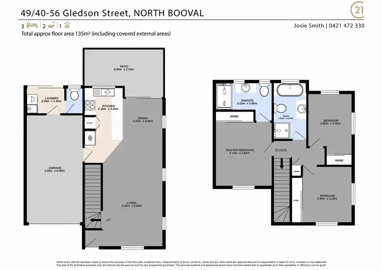 Floorplan of Homely townhouse listing, 49/40-56 Gledson Street, North Booval QLD 4304