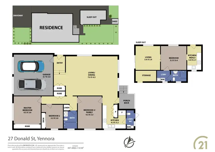 Floorplan of Homely house listing, 27 Donald Street, Yennora NSW 2161