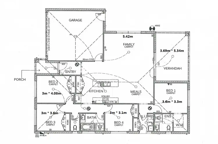 Floorplan of Homely house listing, 17 Sorrenberg Street, Point Cook VIC 3030
