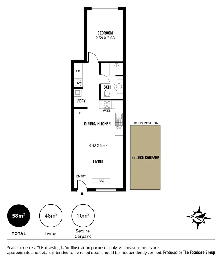 Floorplan of Homely apartment listing, 321/9 Paxtons Walk, Adelaide SA 5000