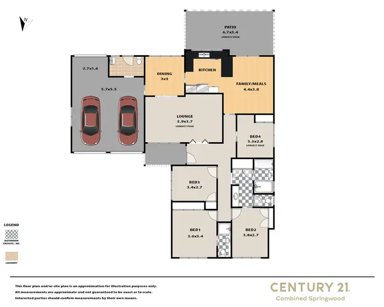 Floorplan of Homely house listing, 14 Dungara Place, Winmalee NSW 2777