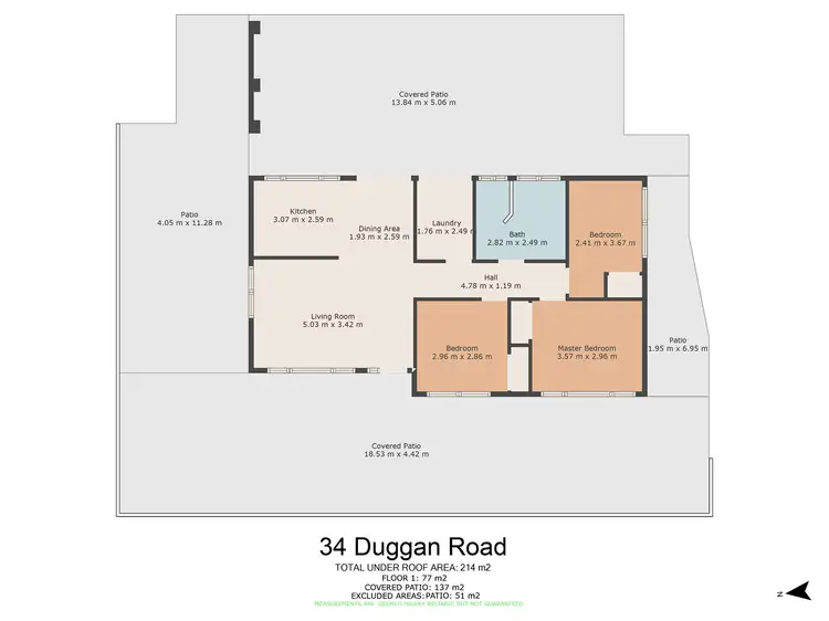 Floorplan of Homely rural property listing, 34 Duggan Road, The Palms QLD 4570