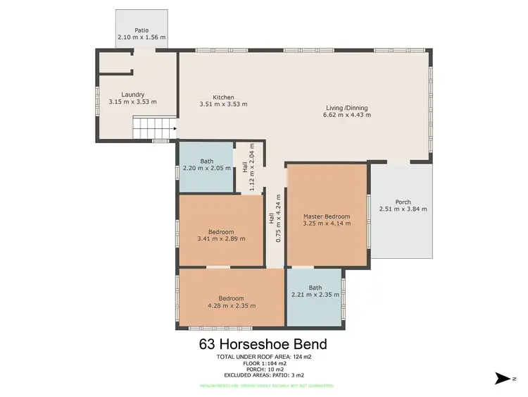 Floorplan of Homely house listing, 63 Horseshoe Bend, Gympie QLD 4570