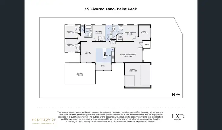 Floorplan of Homely house listing, 19 Livorno Lane, Point Cook VIC 3030