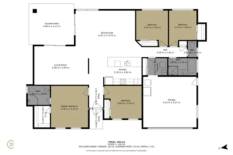 Floorplan of Homely house listing, 43 Burke and Wills Drive, Gracemere QLD 4702