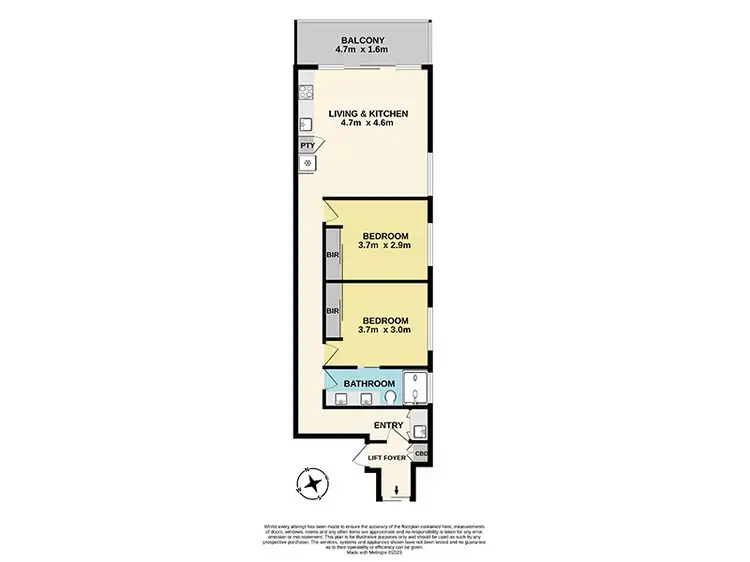 Floorplan of Homely apartment listing, 202/2a Duke Street, Ashburton VIC 3147