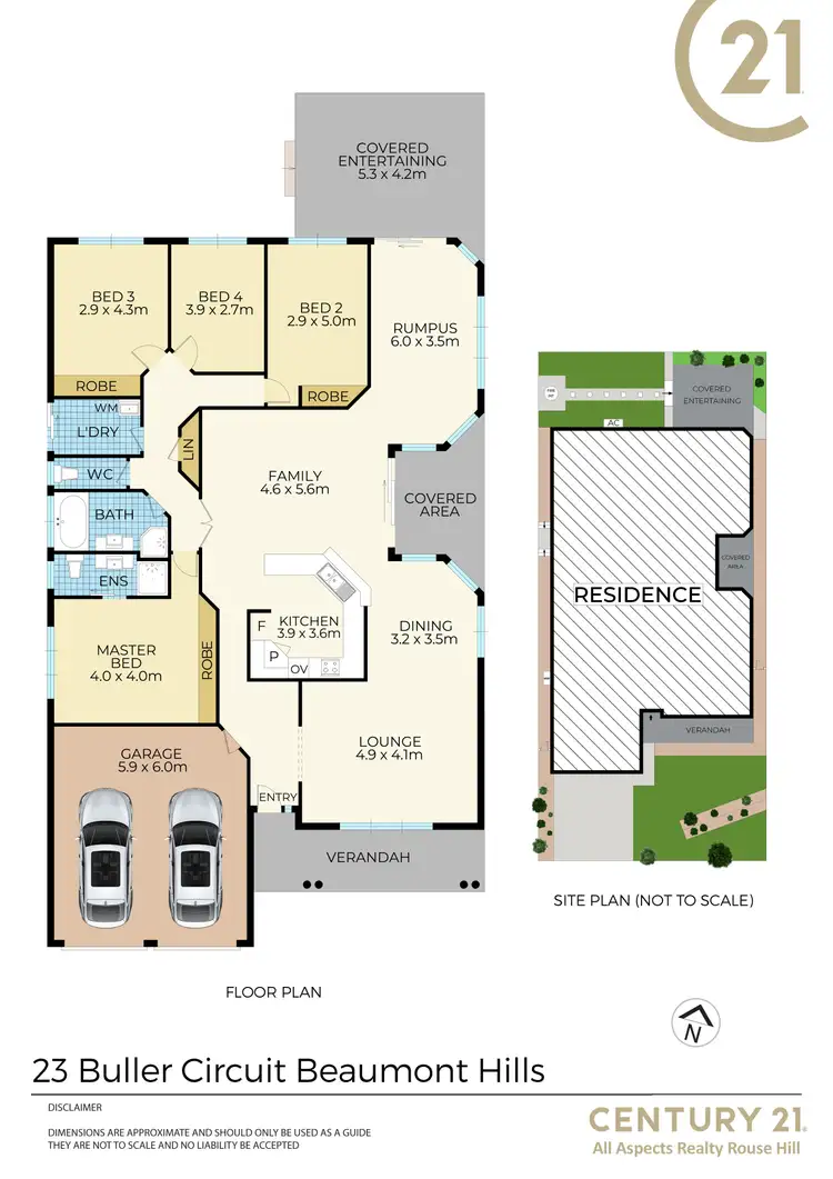 Floorplan of Homely house listing, 23 Buller Circuit, Beaumont Hills NSW 2155