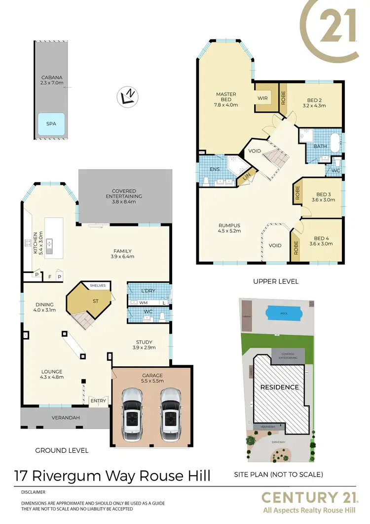 Floorplan of Homely house listing, 17 Rivergum Way, Rouse Hill NSW 2155