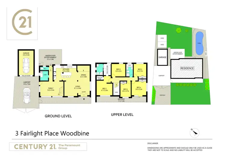 Floorplan of Homely house listing, 3 Fairlight Place, Woodbine NSW 2560