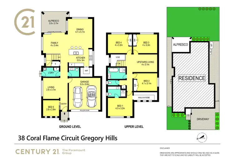 Floorplan of Homely house listing, 38 Coral Flame Circuit, Gregory Hills NSW 2557