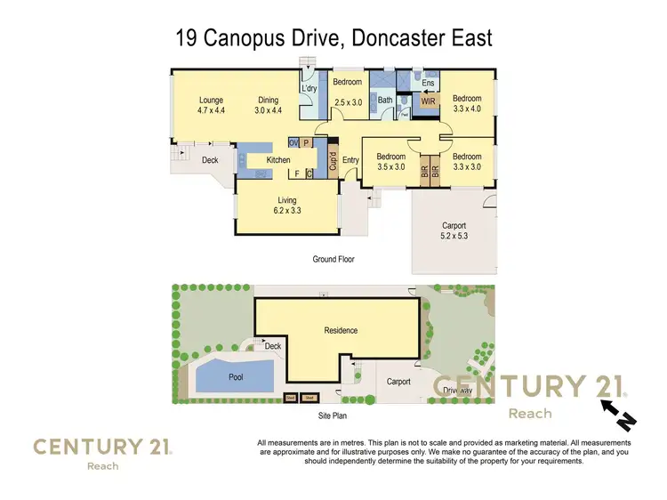 Floorplan of Homely house listing, 19 Canopus Drive, Doncaster East VIC 3109