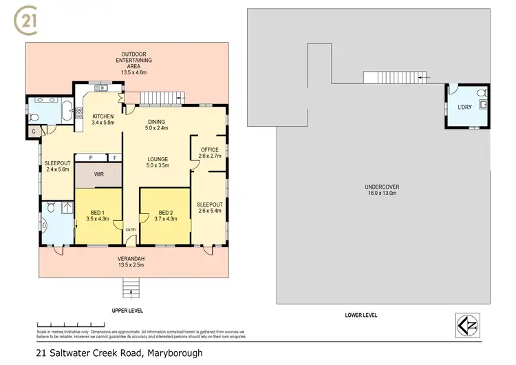Floorplan of Homely house listing, 21 Saltwater Creek Road, Maryborough QLD 4650