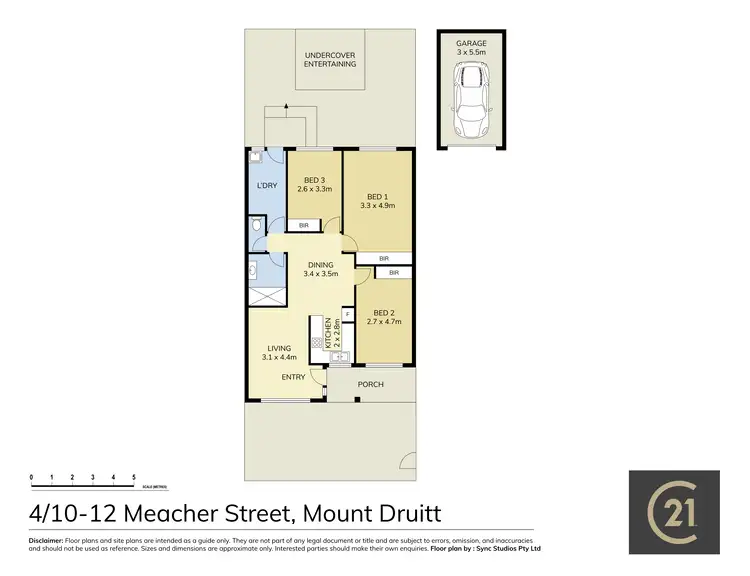 Floorplan of Homely villa listing, 4/10-12 Meacher Street, Mount Druitt NSW 2770