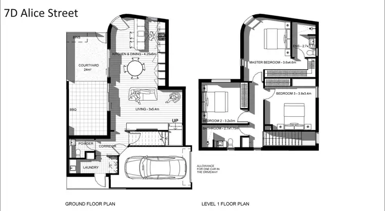 Floorplan of Homely townhouse listing, 7 Alice Street, Plympton SA 5038